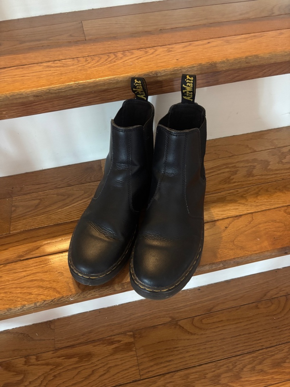 Dr. Martens Black Leather Chelsea Boots